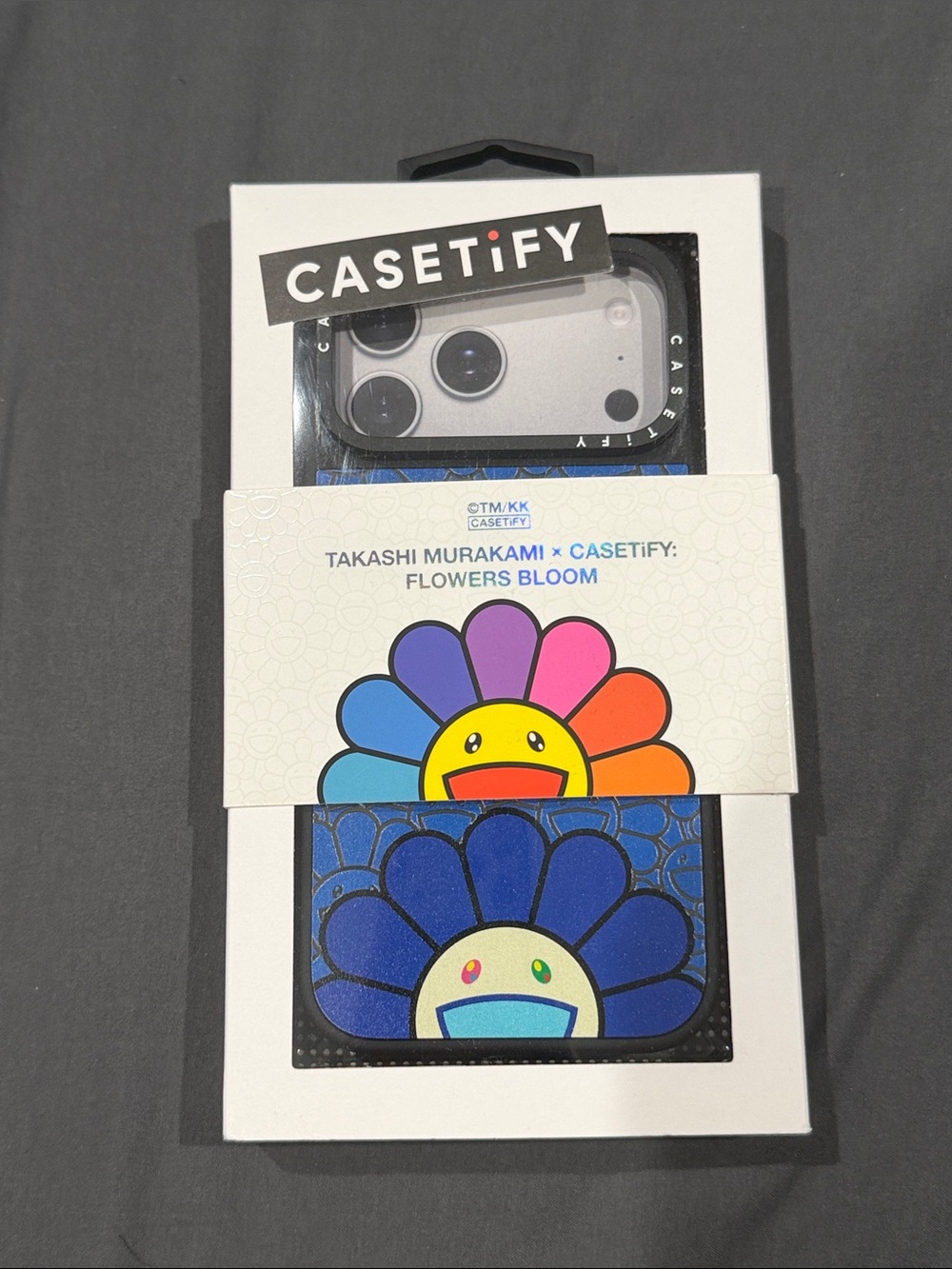 CASETiFY Takashi Murakami Multicolor Blue Flower Phone Case 17 Pro Max